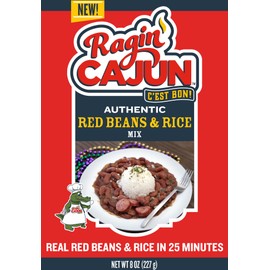 Ragin Cajun Red Beans and Rice 8oz (Pack of 6)