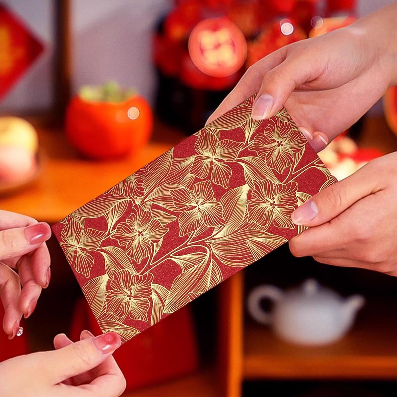 30 PCS Chinese New Year Red Envelopes, 3.5 x 6.7
