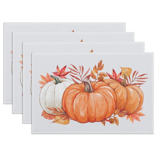 Romanstile Fall Placemats Set of 4-12 X 18 Inch -