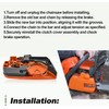 Chain Brake Clutch Cover Assembly for Husqvarna 435 440 Chainsaw,