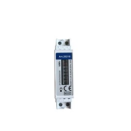 as - Schwabe Electricity Meter - DIN Rail AC Meter - MID Compliant - Series Installation Device - 230 V - 1-Phase - SDM120A, 230 V, 50 Hz, 0.25-5 A, (max. 45 A) - Roller Counter - 5+1 Digit Analog,