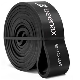 Beenax Resistance Bands Pull Up Assist Bands Set - Thick, Heavy Different Levels Workout Exercise Bands for CrossFit, Powerlifting, Muscle and Strength Training, Stretching, Mobility, Yoga - Men Women