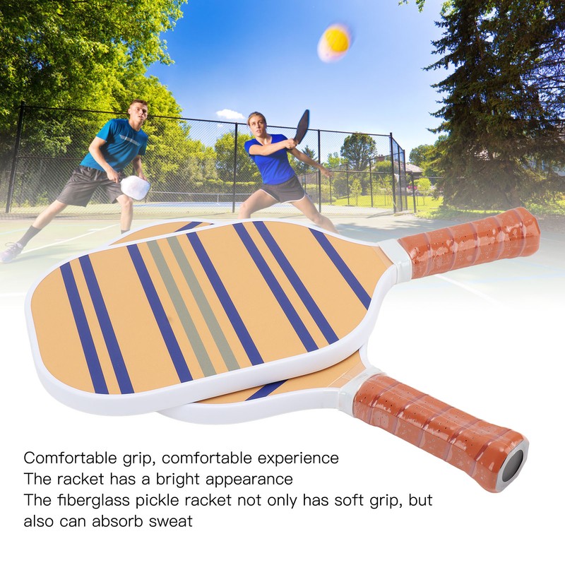 Fiberglass Surface Pickleball Paddles Set Honeycomb Core Pickleball Rackets Set
