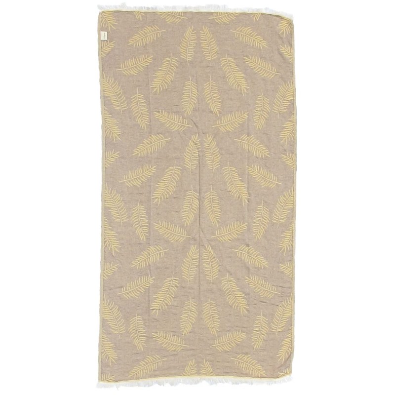 Evagone Jacquard Premium Peshtemal Lotus Pattern (Beach Towel aslo for