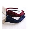 VINGTAINE HK-218-BK Velvet Thin Ribbon Headband Thin Simple Autumn Winter