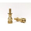 Lamp Shade/Finial Riser-Solid Brass, 4 Sizes, 3 Finishes 1/4-27 (1