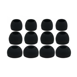 12pcs (All-B) 4S / 4M / 4L Replacement Eartips Earbuds Compatible with BeatsX, Powerbeats High-Performance, Powerbeats Pro, Powerbeats 1 2 3, Flex, iBeats, Tour, Tour 2, Tour 2.0, UrBeats3 Earphones