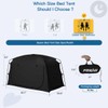 Bed Tent,Portable Privacy Sleeping Bed Canopy,Blackout 90% Drapes for Kids