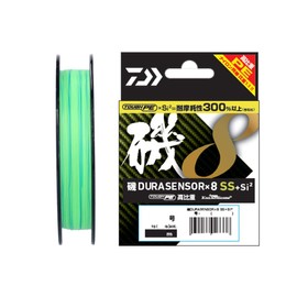 DAIWA PE Line, Iso Dura Sensor 8 Braid SS+Si2, No. 1, 322.1 ft (150 m), Lime Green (with color marking)