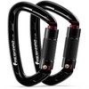 FresKaro 25kN UIAA Certified Climbing Carabiner Clips, 4inches Auto Locking,