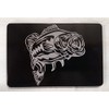 Large Mouth BASS Billet Aluminum Hitch COVER-4x6