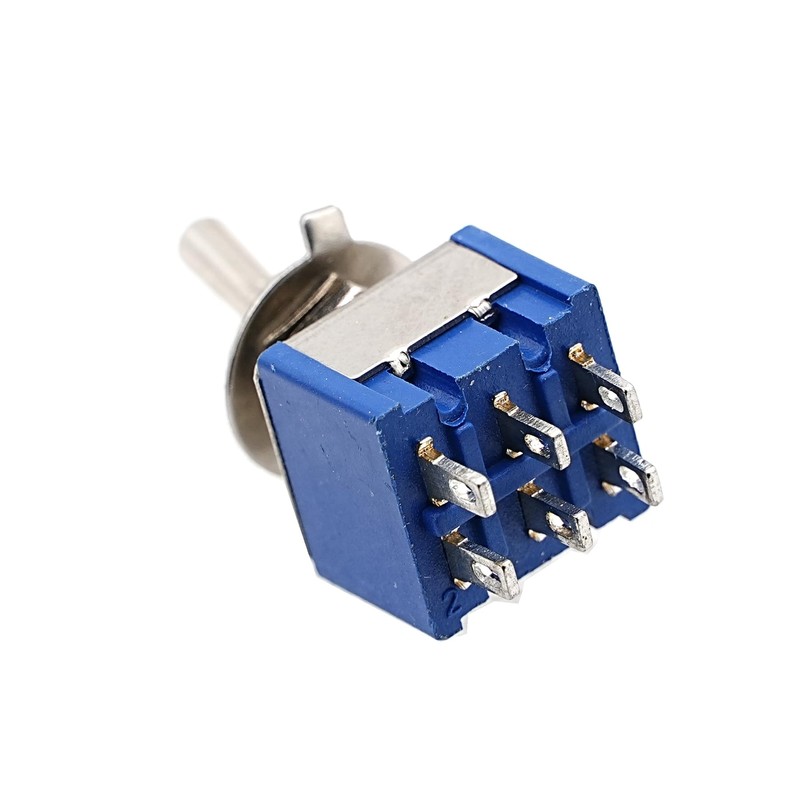 DIGISHUO MTS-202 Mini Toggle Switch 6A 125V AC 6-Pin 2-Position