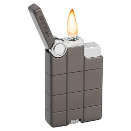 Xikar EX Single Jet Flame Lighter, Windproof, Durable Body, Easy Fuel Adjustment Wheel, Stylish Design, Protective Cap, Black