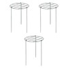 Generic 3 Pieces Peony Support Cages Plant Support Stakes Metal