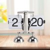 Retro Digital Flip Down Clock Flip Desk Clock Mechanical Battery