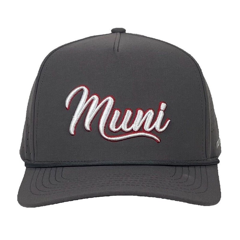 Muni Hack "Muni" - Funny Golf Hat - Charcoal -