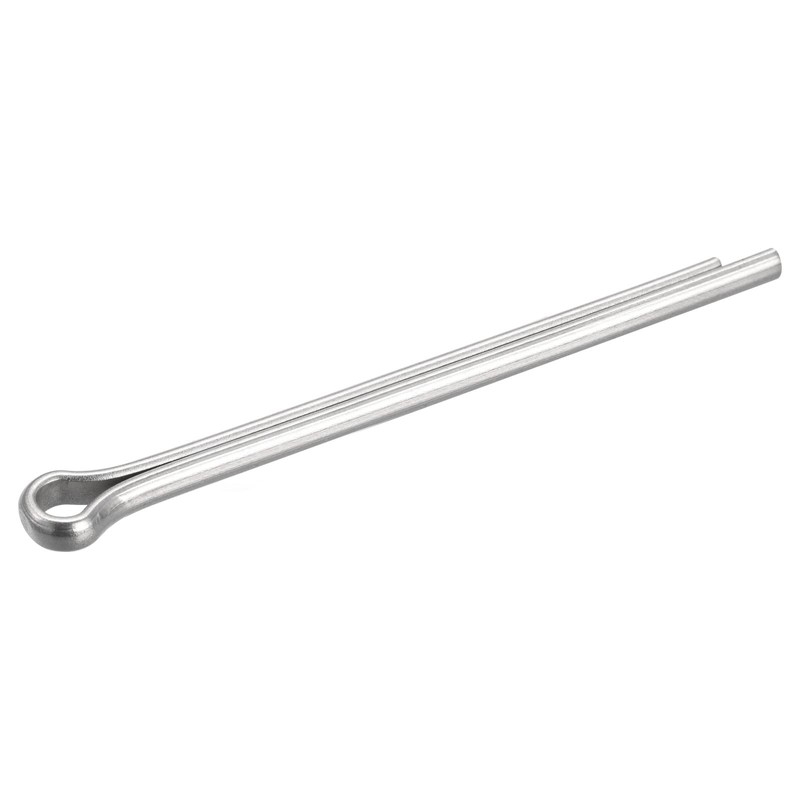 sourcing map Split Cotter Pin, 5mm x 80mm Stainless Steel