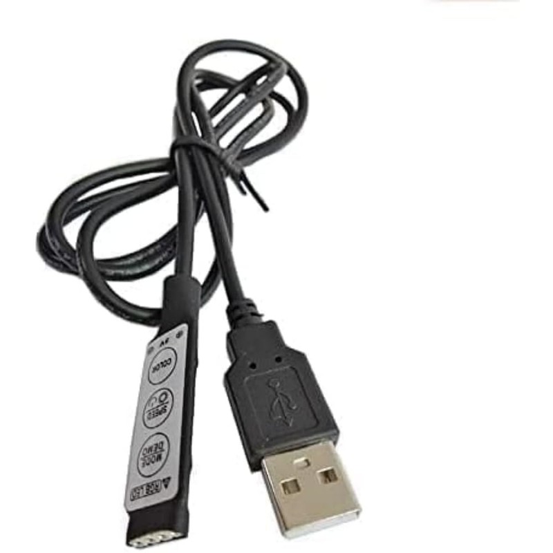 USB RGB Controller, DC5V Led Dimmer with 3 Keys 4