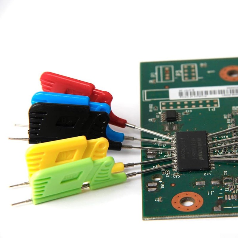 VOANZO 10Pcs Mini Test Hook Probe Spring Clip SDK08 Multimeter