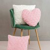 MAGMA Fluffy Hearts Decorative Cushion 40 x 35 cm White