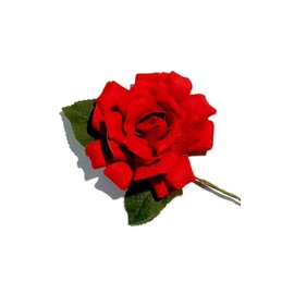 La Senorita Flamenco Rose, Spanische Blume, Haarschmuck Rot