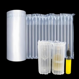 Ufriandz Large Bubble Cushion Wrap for Packing Fragile Items Inflatable Air Pillows for Shipping Heavy Duty Reusable Eco-Friendly Packing Materials Moving Supplies for Bottles, 11.8" x 131 Feet