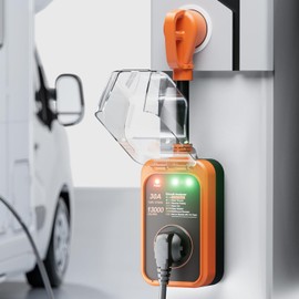 FOCSPROD RV Surge Protector 30 Amp, 13000J Surge Protection RV Circuit Analyzer Protect RV Electrical System with Waterproof Cover, RV Plug Electrical Adapter for Camping, Travel Trailers