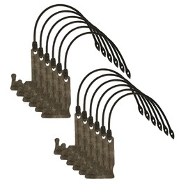 Avery Hunting GHG Keel Grabber Decoy Weights 12-Pack with Stretchee Cords Lead J-Shaped Anchors for Waterfowl Hunting Decoys, 12 Pack of 4oz