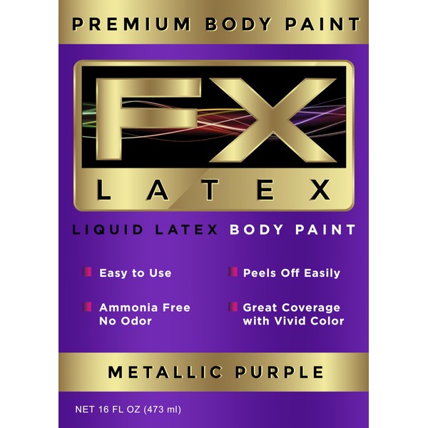 Liquid Latex - Face and Body Paint, Ammonia Free, Easy
