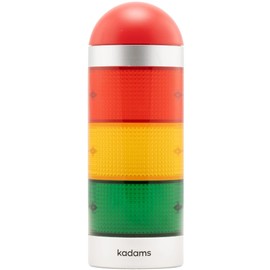 KADAMS Visual Timer for Kids with Audio Pre-Alarm - Traffic Light Alarm for Kids Toddler Teachers Classroom Home Time Management Tool 24hr Countdown Pause Memory Function, Silver