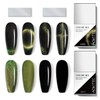 Aokitec 9D Cat Eye Gel (2 Colours Set, Green &