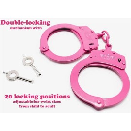 UZI Law Enforcement Security Grade Handcuffs – Pink