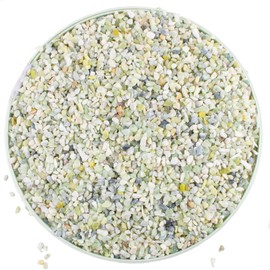 7lb Jade Bean Sand Stone-Succulents and Cactus Bonsai DIY Projects Rocks,Decorative Gravel for Plants and Vases Fillers,Terrarium,Fairy Gardening,Natural Stone Top Dressing for Potted Plants (5mm-8mm)