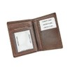 High Quality ID Card Case Wallet Real Leather Portrait Format