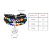 Jovivi 108 Buddha Chakra Bracelet Made of Gemstone 6 mm