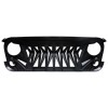 TopAlpha For Jeep Wrangler JK JKU 2007-2018 Front Shark Grille