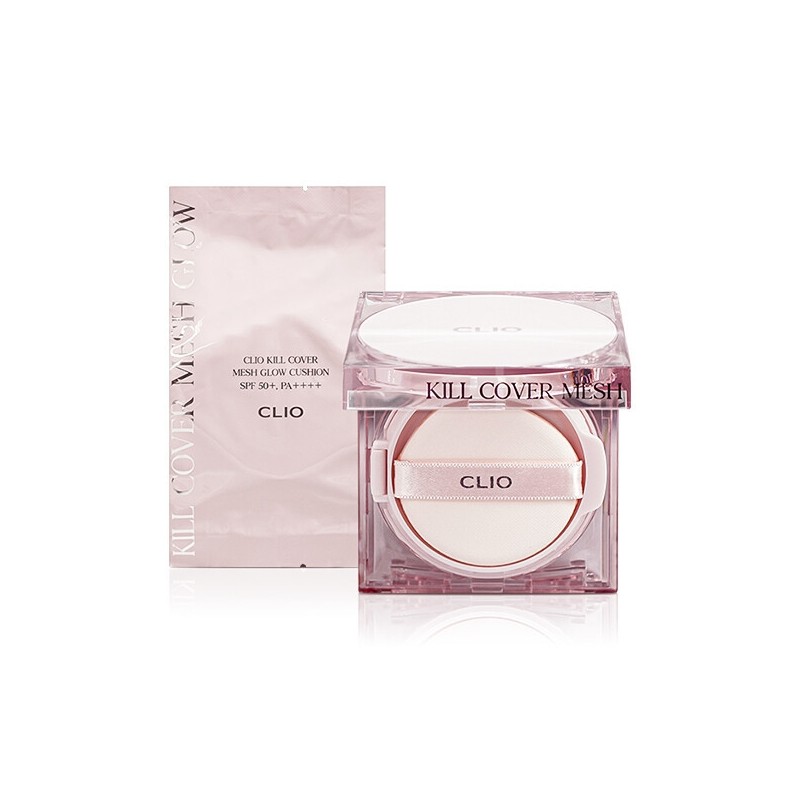 Clio Kill Cover Mesh Glow Cushion (main product + refill)