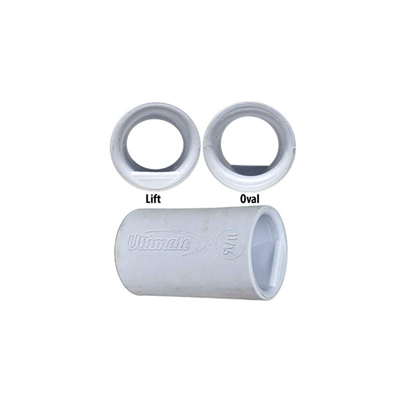 Ultimate Bowling Tour Lift Oval Sticky Finger Insert- White 37/64