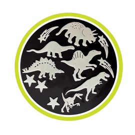 The Original Glowstars: Cosmic Glow Dinosaurs- Glow-in-The Dark, Plastic, Self-Adhesive Pads, Decorate Ceilings, Walls & More