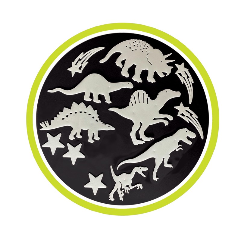 The Original Glowstars: Cosmic Glow Dinosaurs- Glow-in-The Dark, Plastic, Self-Adhesive