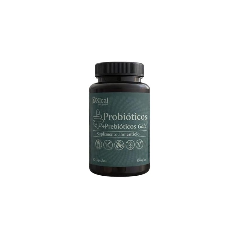 Probióticos + Prebióticos Gold sin azúcar, sin lactosa y sin