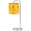 Set of 2 Ochre Yellow Table Lamp Shades, Lampshades for