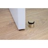 Door Stop, 28 x 30 mm, Threaded Base, Brass, Includes