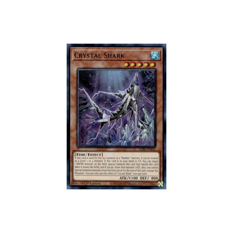 Crystal Shark (UR) - RA03-EN031 - Ultra Rare - 1st