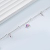 CHIC & ARTSY Anklets 925 Sterling Silver Cute Car Anklet