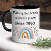 1950 75th Birthday Gifts for Women Men 75th Coffee Mugs