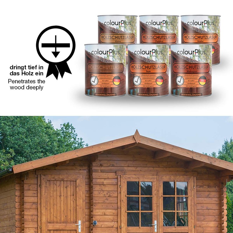 colourPlus Wood Preserving Varnish, brown