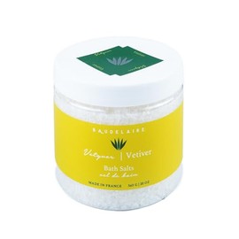 Provence Sante Relaxing Bath Salt - Luxury and Soothing Soak - Aromatic Vetiver Scent - Made in France - 20 Oz