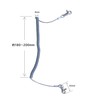 Nobi Wire Slim Holder (Clear) with Hooks, Spiral Cord, Drop