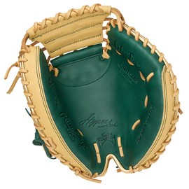 Rawlings Baseball Glove Soft JR. Kids Junior HYPER TECH COLOR SYNC GJ5HTC2AFS Dark Green/Camel [Catcher] Size 31.5 *Right Throw (Left Hand Wear)